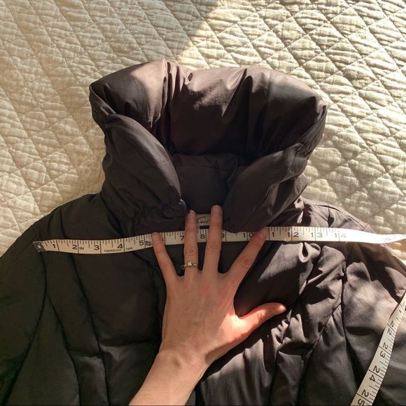 Kenneth Cole Black Down Puffer Coat - Picture 11 of 14